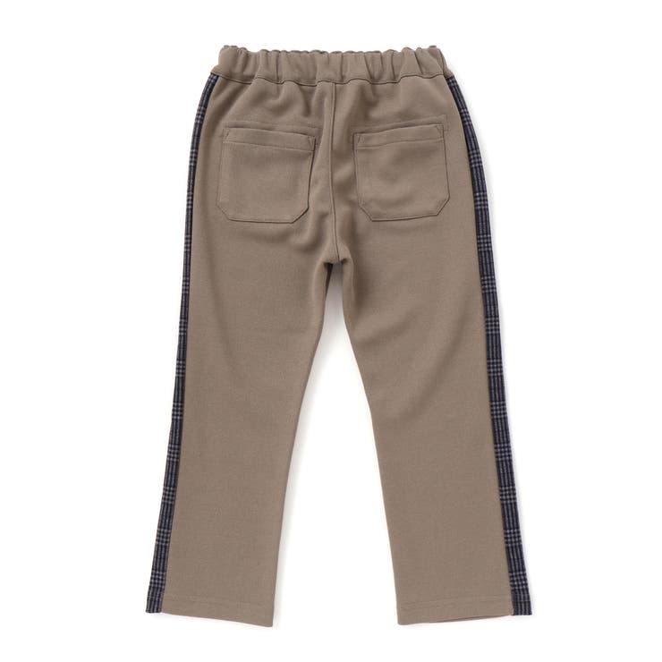 【店舗限定】【お揃い】カノコボンディングサイドチェックパンツ(95~150cm) | BeBe Petits Pois Vert | 詳細画像9 
