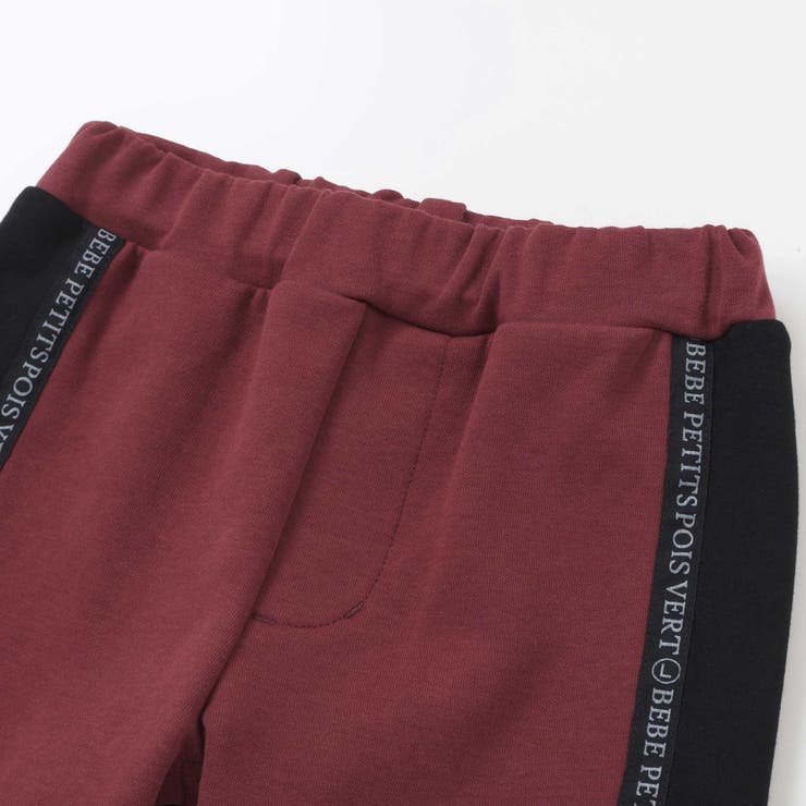 【店舗限定】ポンチロゴライン切り替えパンツ(95~160cm) | BeBe Petits Pois Vert | 詳細画像11 