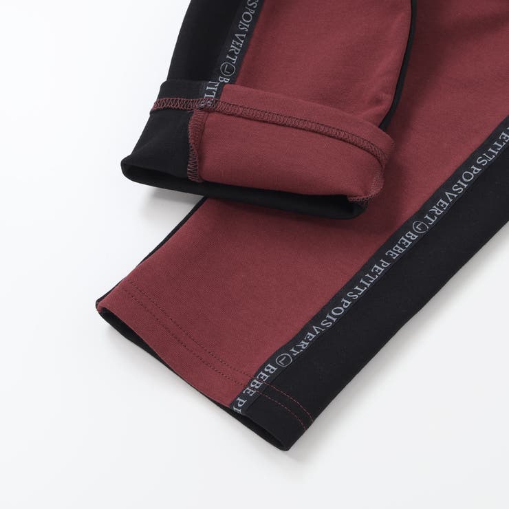 【店舗限定】ポンチロゴライン切り替えパンツ(95~160cm) | BeBe Petits Pois Vert | 詳細画像13 