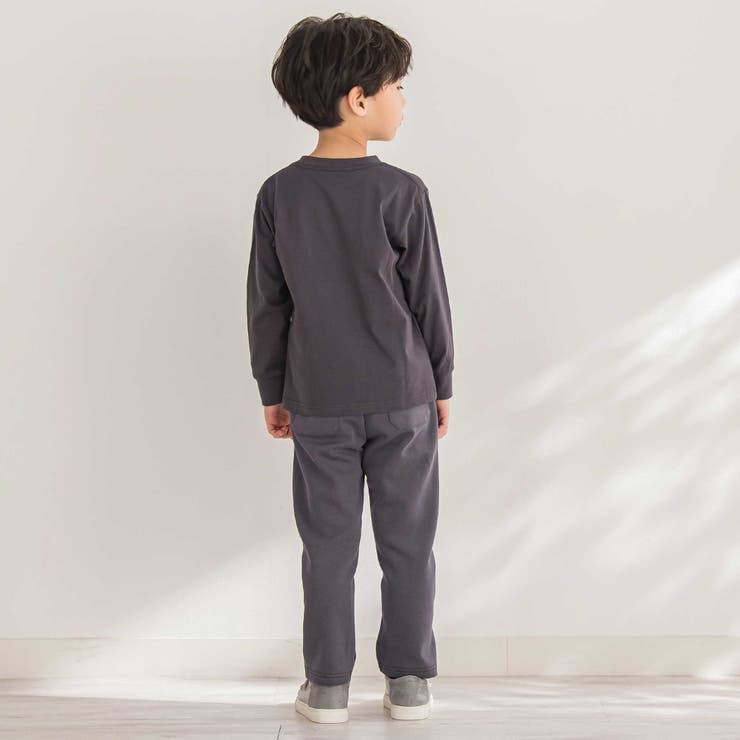 【店舗限定】ポンチロゴライン切り替えパンツ(95~160cm) | BeBe Petits Pois Vert | 詳細画像4 