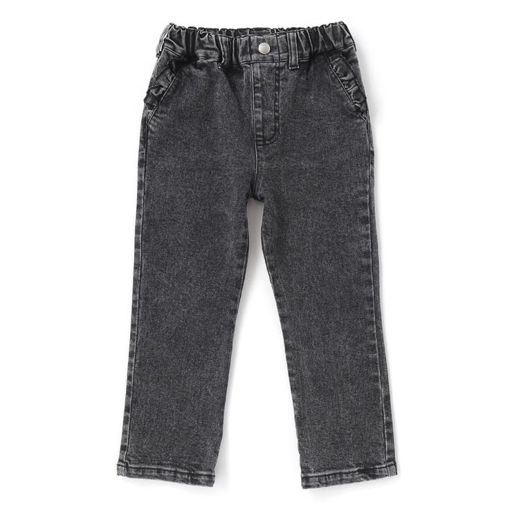 【店舗限定】フリルストレッチデニムロングパンツ(95~150cm) | BeBe Petits Pois Vert | 詳細画像10 