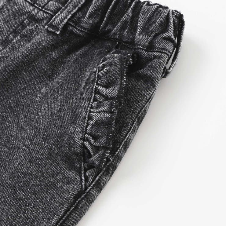 【店舗限定】フリルストレッチデニムロングパンツ(95~150cm) | BeBe Petits Pois Vert | 詳細画像13 