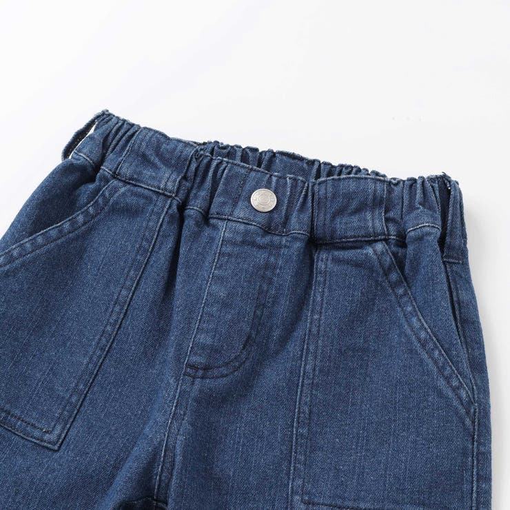 【店舗限定】切り替えストレッチデニムロングパンツ(95~160cm) | BeBe Petits Pois Vert | 詳細画像11 