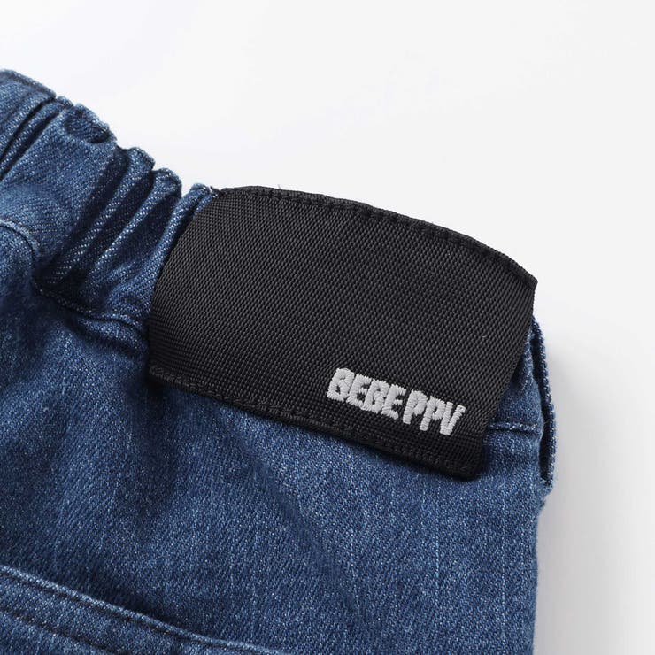 【店舗限定】切り替えストレッチデニムロングパンツ(95~160cm) | BeBe Petits Pois Vert | 詳細画像13 