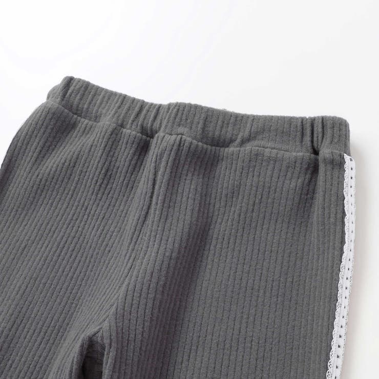 【店舗限定】レースライン起毛リブレギンス(95~150cm) | BeBe Petits Pois Vert | 詳細画像10 