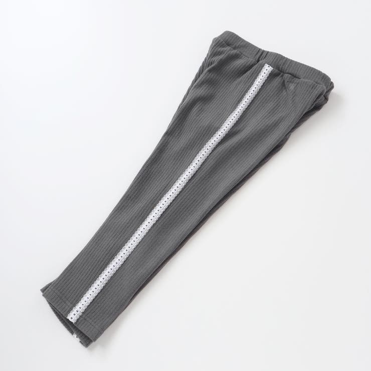 【店舗限定】レースライン起毛リブレギンス(95~150cm) | BeBe Petits Pois Vert | 詳細画像12 