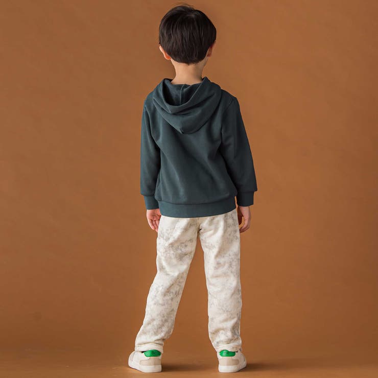 【店舗限定】タイダイ柄裏毛ロングパンツ(95~150cm) | BeBe Petits Pois Vert | 詳細画像7 