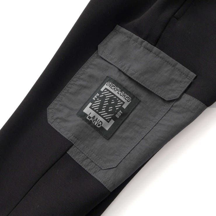 【店舗限定】裏起毛ポンチ＋格子タフタロングパンツ(95~150cm) | BeBe Petits Pois Vert | 詳細画像10 