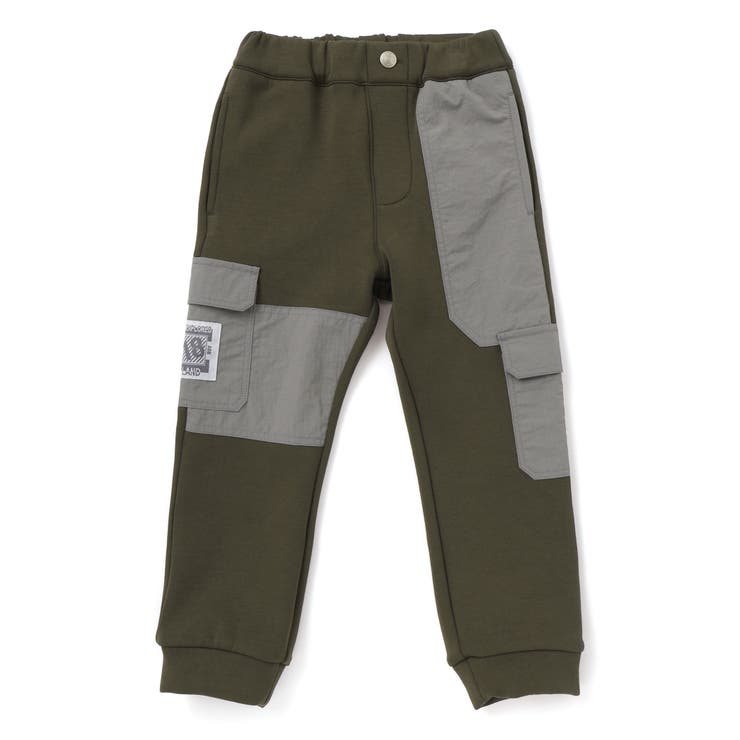 【店舗限定】裏起毛ポンチ＋格子タフタロングパンツ(95~150cm) | BeBe Petits Pois Vert | 詳細画像11 