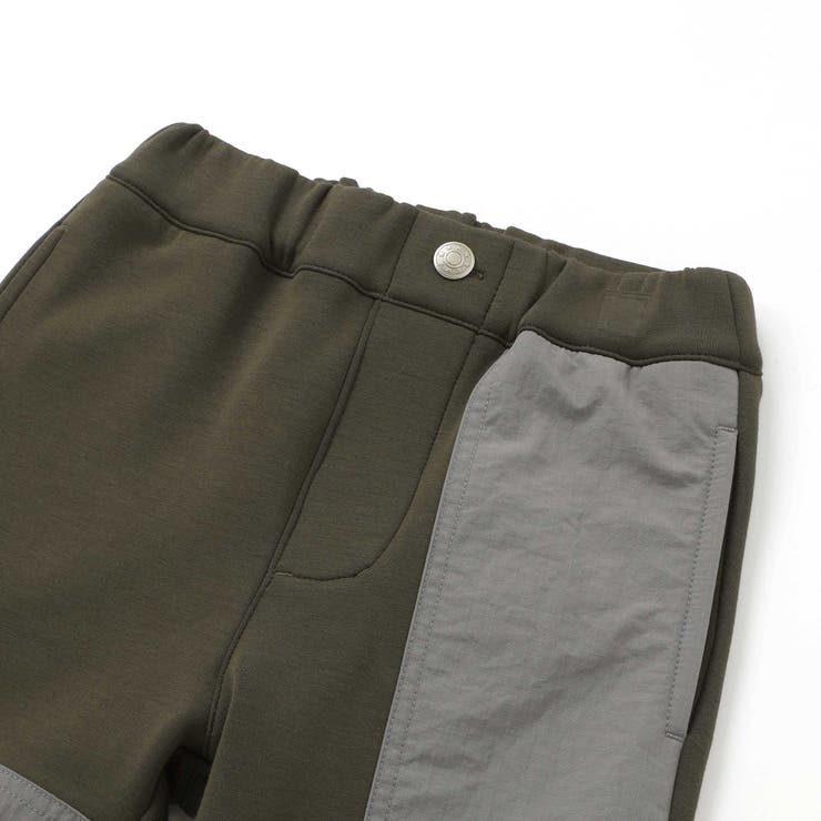 【店舗限定】裏起毛ポンチ＋格子タフタロングパンツ(95~150cm) | BeBe Petits Pois Vert | 詳細画像13 