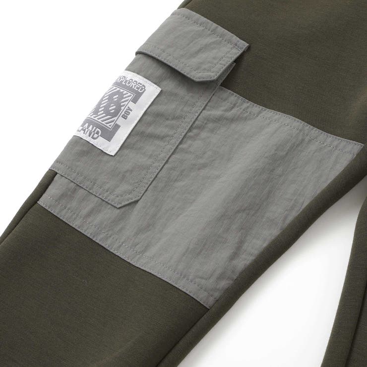 【店舗限定】裏起毛ポンチ＋格子タフタロングパンツ(95~150cm) | BeBe Petits Pois Vert | 詳細画像15 