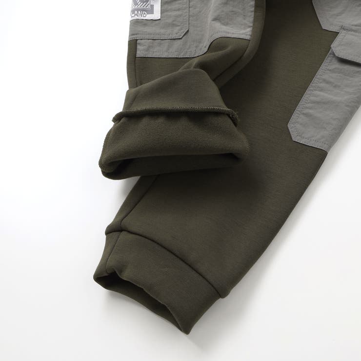 【店舗限定】裏起毛ポンチ＋格子タフタロングパンツ(95~150cm) | BeBe Petits Pois Vert | 詳細画像17 