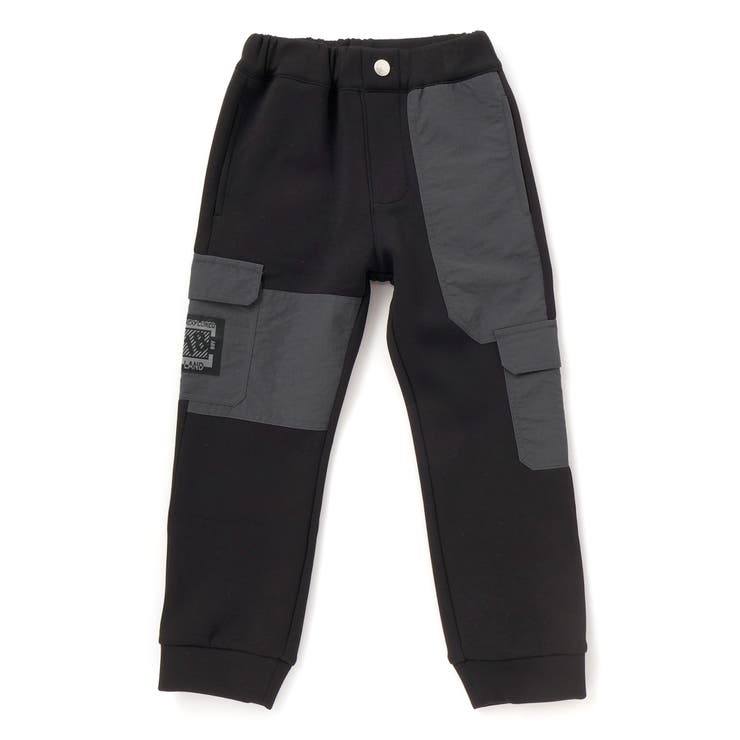 【店舗限定】裏起毛ポンチ＋格子タフタロングパンツ(95~150cm) | BeBe Petits Pois Vert | 詳細画像8 