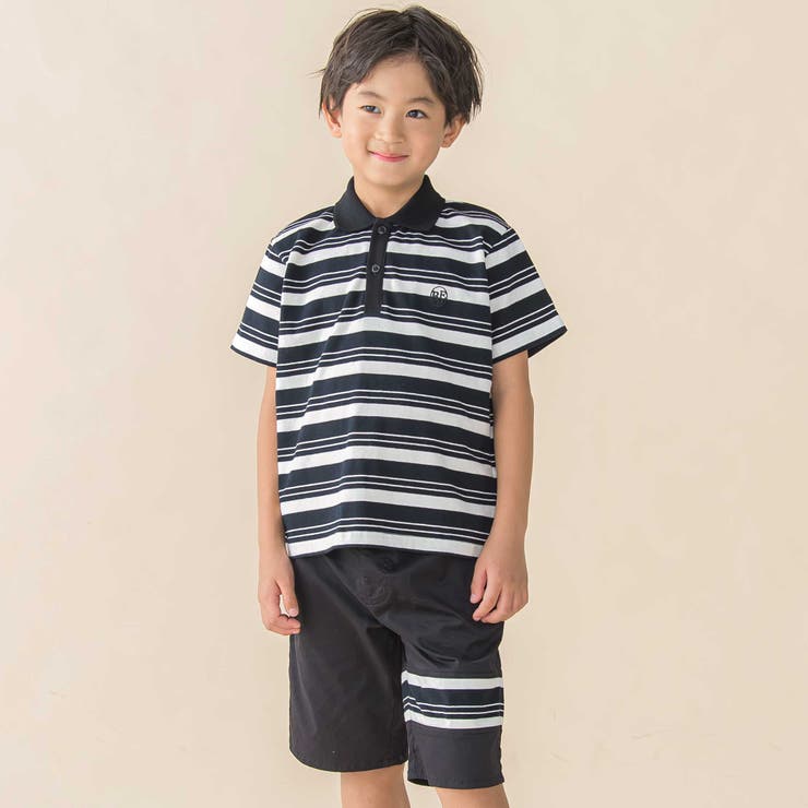 ストレッチチノライン切替ハーフパンツ(95~160cm) | BeBe Petits Pois Vert | 詳細画像3 