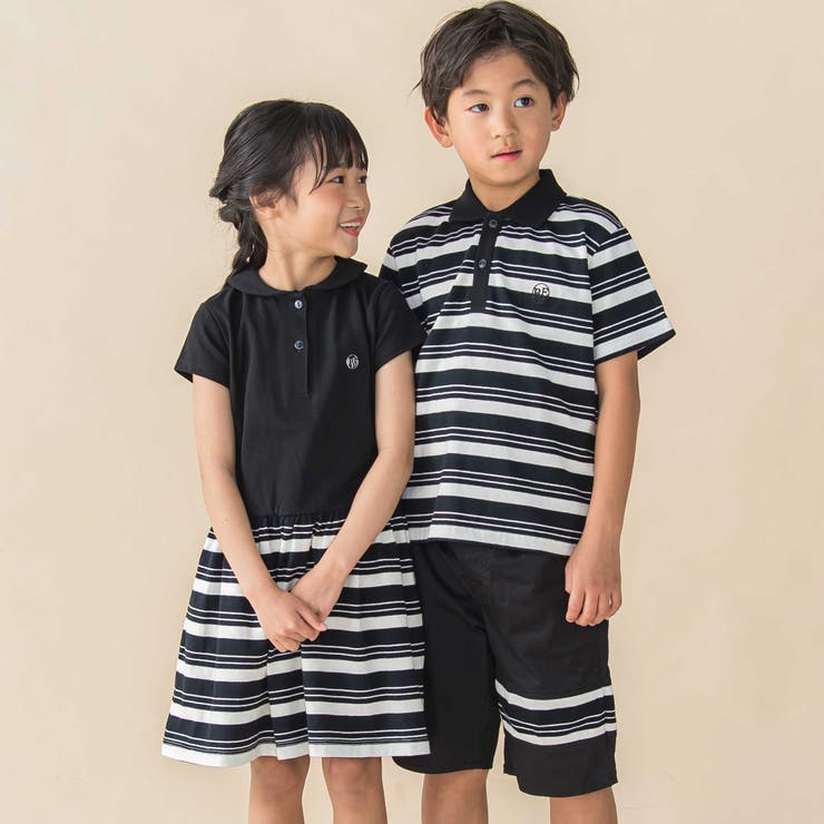 ストレッチチノライン切替ハーフパンツ(95~160cm) | BeBe Petits Pois Vert | 詳細画像6 
