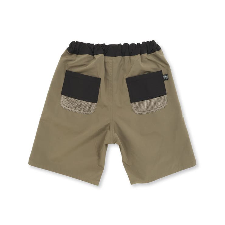 【速乾】配色フラップ水陸両用ハーフパンツ(95~150cm) | BeBe Petits Pois Vert | 詳細画像13 