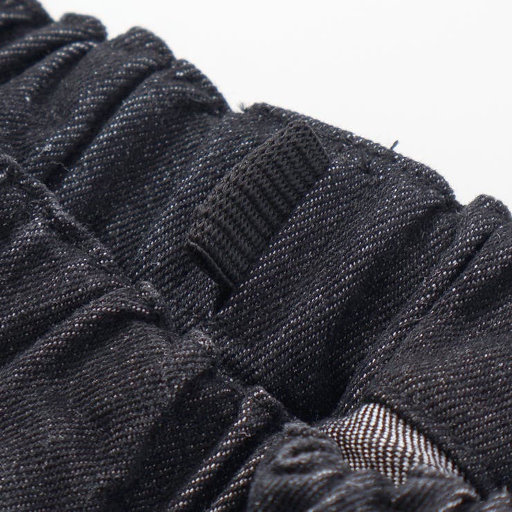 【店舗限定】裾ステッチリボンデニムショートパンツ(95~160cm) | BeBe Petits Pois Vert | 詳細画像12 