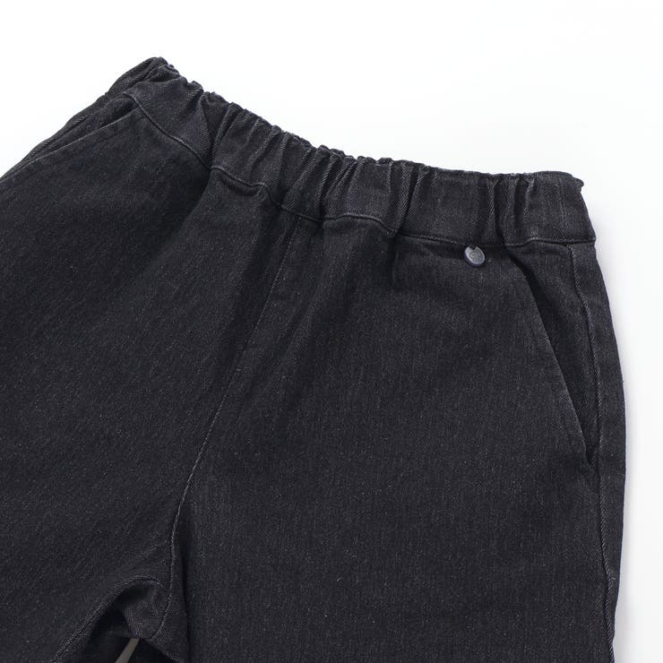 【店舗限定】裾ステッチリボンデニムショートパンツ(95~160cm) | BeBe Petits Pois Vert | 詳細画像8 