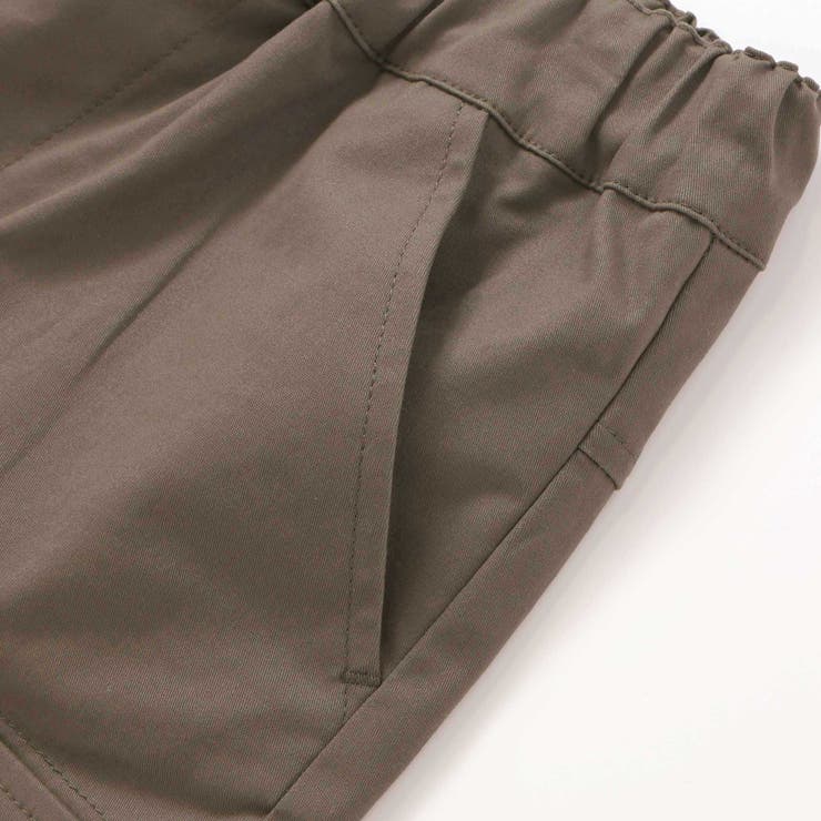 【店舗限定】バイカラーカーゴポケットハーフパンツ(95~150cm) | BeBe Petits Pois Vert | 詳細画像14 