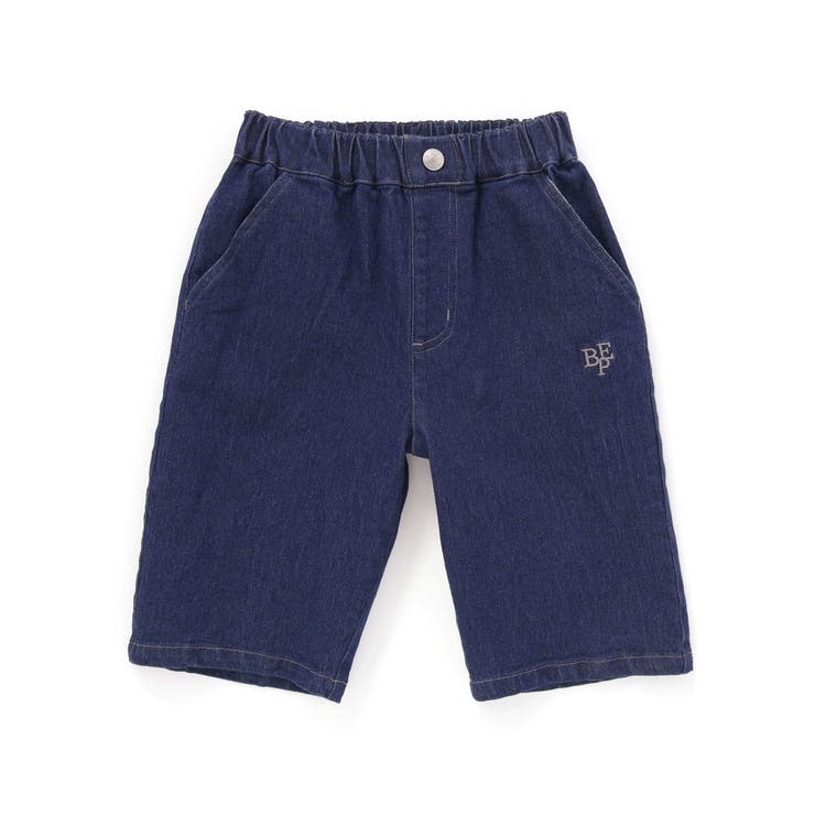 【店舗限定】ワンポイント刺しゅうデニムハーフパンツ(95~150cm) | BeBe Petits Pois Vert | 詳細画像11 