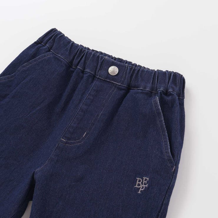 【店舗限定】ワンポイント刺しゅうデニムハーフパンツ(95~150cm) | BeBe Petits Pois Vert | 詳細画像13 