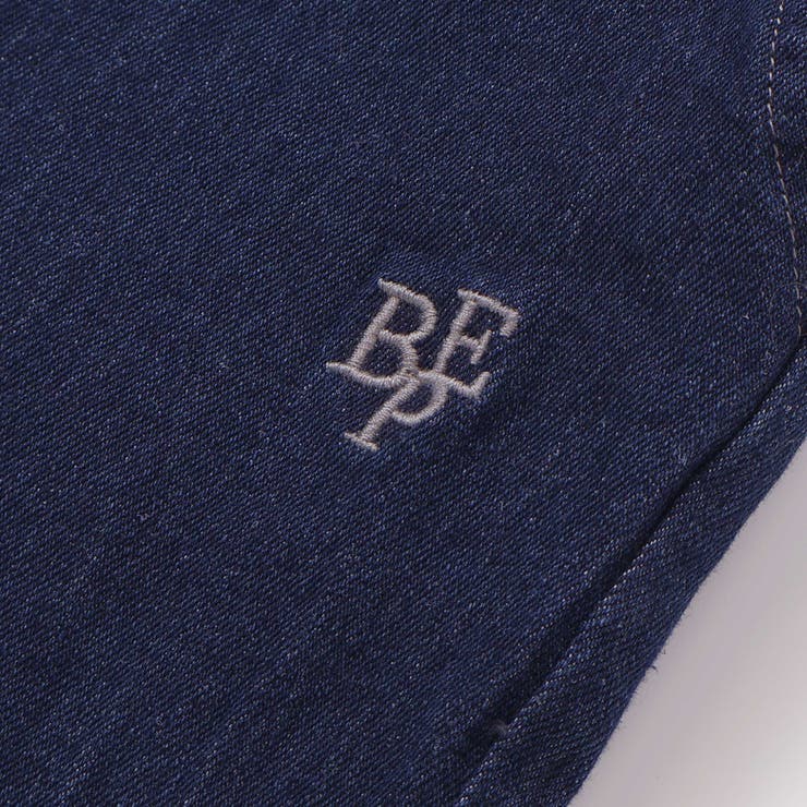 【店舗限定】ワンポイント刺しゅうデニムハーフパンツ(95~150cm) | BeBe Petits Pois Vert | 詳細画像15 