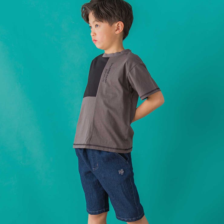 【店舗限定】ワンポイント刺しゅうデニムハーフパンツ(95~150cm) | BeBe Petits Pois Vert | 詳細画像6 