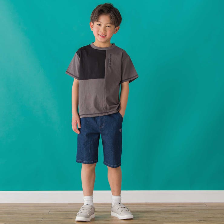 【店舗限定】ワンポイント刺しゅうデニムハーフパンツ(95~150cm) | BeBe Petits Pois Vert | 詳細画像8 