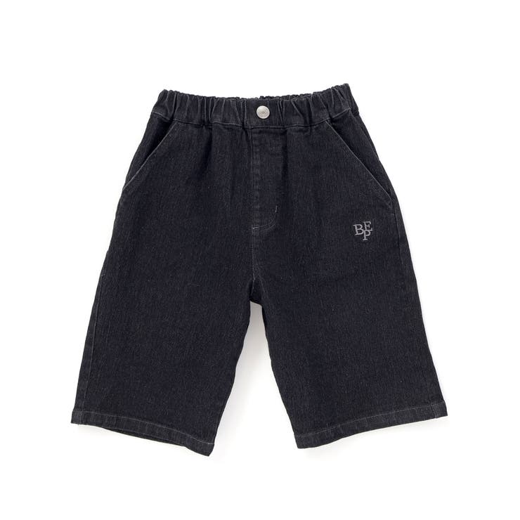 【店舗限定】ワンポイント刺しゅうデニムハーフパンツ(95~150cm) | BeBe Petits Pois Vert | 詳細画像9 