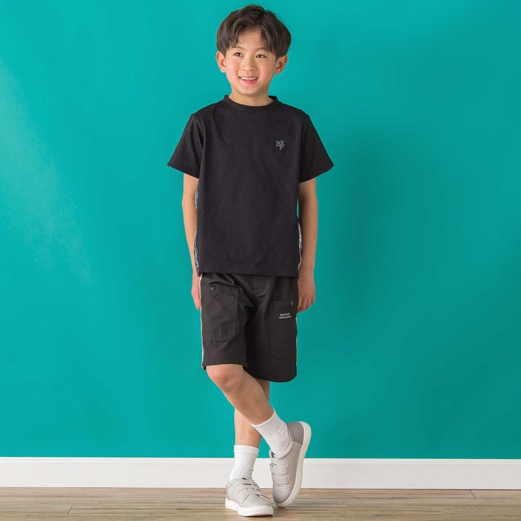 【店舗限定】【速乾】タフタサイドラインハーフパンツ(95~150cm) | BeBe Petits Pois Vert | 詳細画像6 