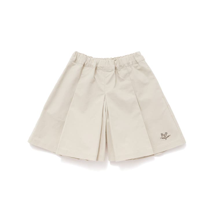 【店舗限定】ワイドプリーツキュロットパンツ(95~150cm) | BeBe Petits Pois Vert | 詳細画像5 