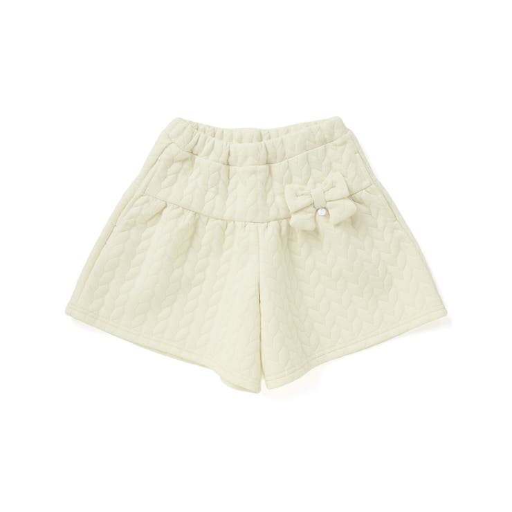 【店舗限定】【お揃い】キルトジャガード切り替えキュロットパンツ(95~160cm… | BeBe Petits Pois Vert | 詳細画像5 