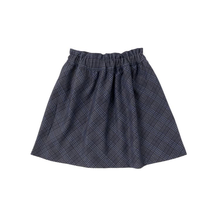 【店舗限定】【お揃い】チェックジャガード切り替えスカート(100~150cm) | BeBe Petits Pois Vert | 詳細画像10 