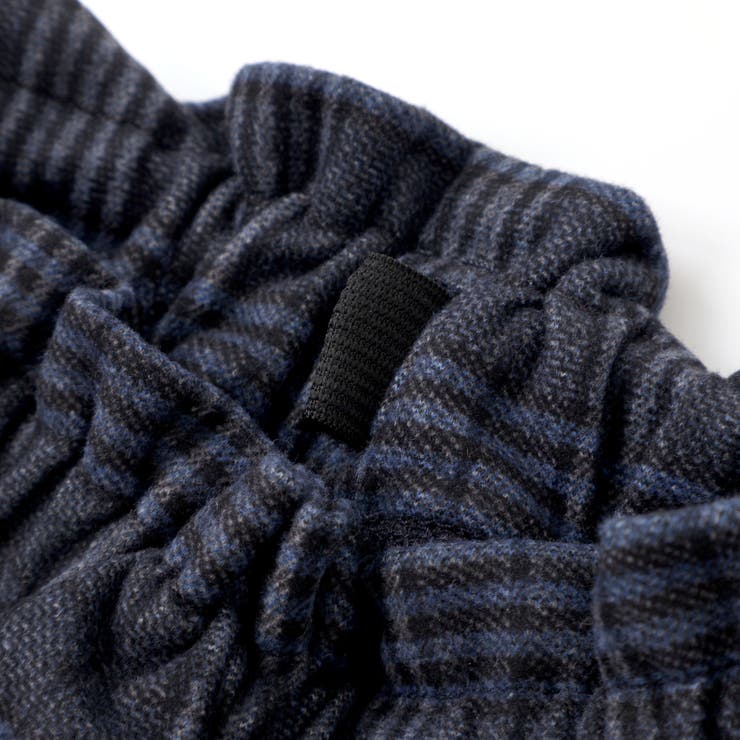 【店舗限定】【お揃い】チェックジャガード切り替えスカート(100~150cm) | BeBe Petits Pois Vert | 詳細画像14 