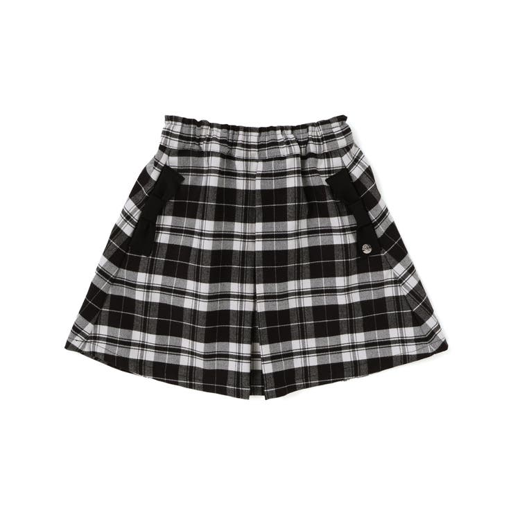 【店舗限定】【お揃い】センタータックチェックスカート(95~150cm) | BeBe Petits Pois Vert | 詳細画像10 