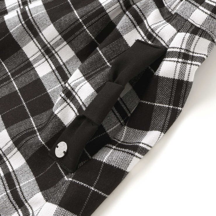 【店舗限定】【お揃い】センタータックチェックスカート(95~150cm) | BeBe Petits Pois Vert | 詳細画像14 