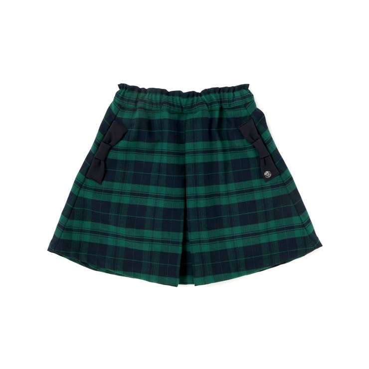【店舗限定】【お揃い】センタータックチェックスカート(95~150cm) | BeBe Petits Pois Vert | 詳細画像19 