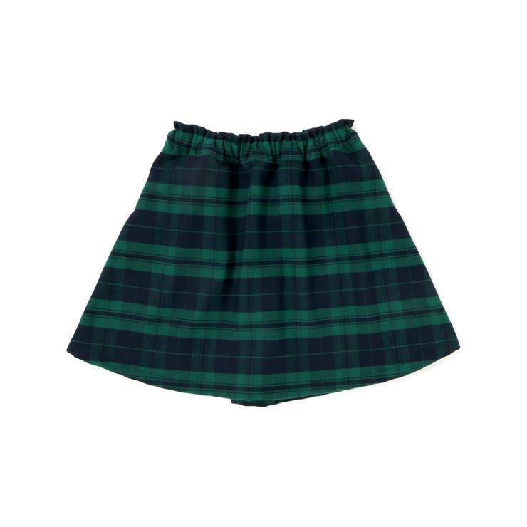 【店舗限定】【お揃い】センタータックチェックスカート(95~150cm) | BeBe Petits Pois Vert | 詳細画像20 