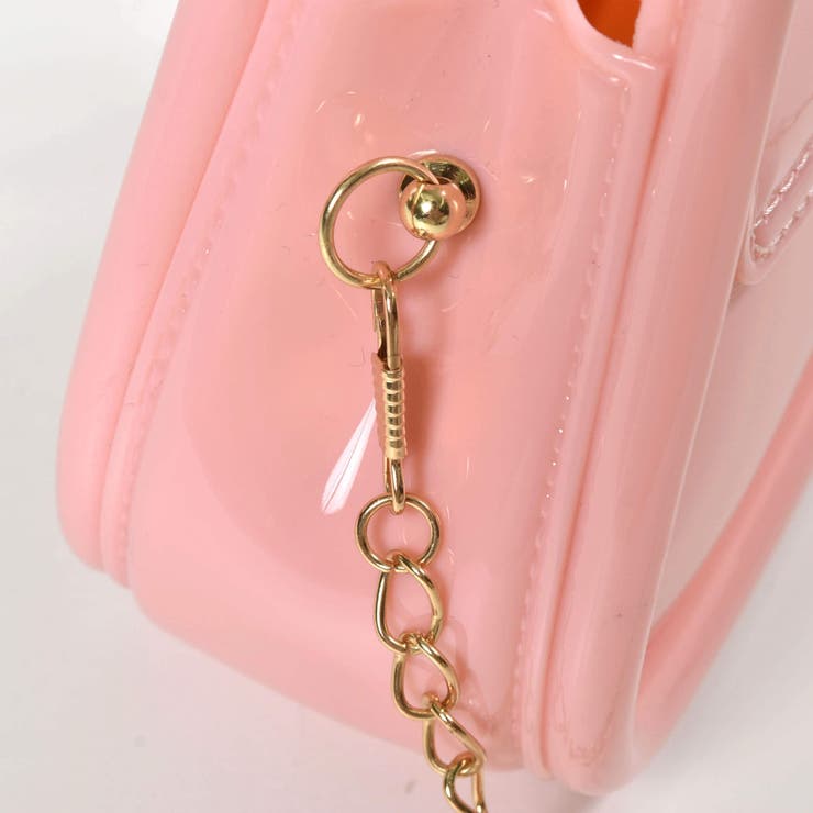 【店舗限定】チェーン付きビニールミニバッグ | BeBe Petits Pois Vert | 詳細画像20 