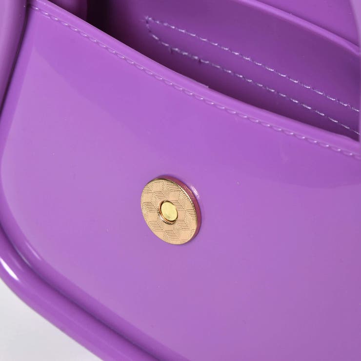 【店舗限定】チェーン付きビニールミニバッグ | BeBe Petits Pois Vert | 詳細画像6 