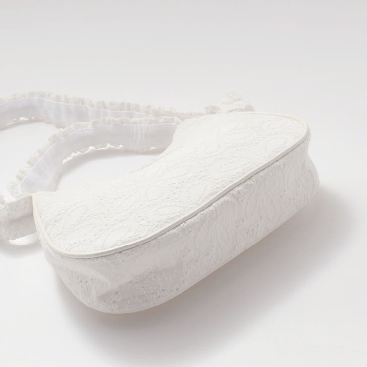 【店舗限定】【お揃い】花綿フリルレースバッグ | BeBe Petits Pois Vert | 詳細画像10 