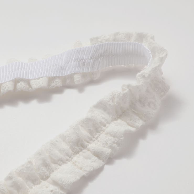 【店舗限定】【お揃い】花綿フリルレースバッグ | BeBe Petits Pois Vert | 詳細画像3 