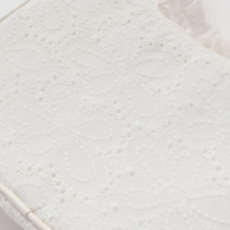 【店舗限定】【お揃い】花綿フリルレースバッグ | BeBe Petits Pois Vert | 詳細画像8 