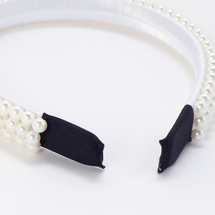 【店舗限定】3連パールカチューシャ | BeBe Petits Pois Vert | 詳細画像5 