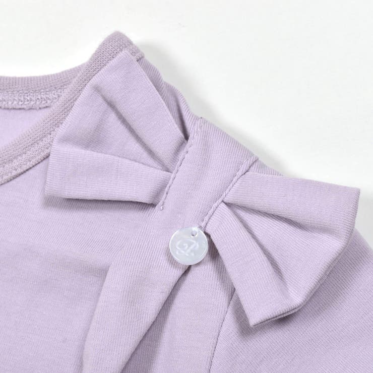 【店舗限定】肩リボンTシャツ(95~150cm) | BeBe Petits Pois Vert | 詳細画像16 