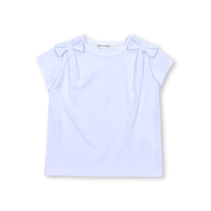 【店舗限定】肩リボンTシャツ(95~150cm) | BeBe Petits Pois Vert | 詳細画像5 