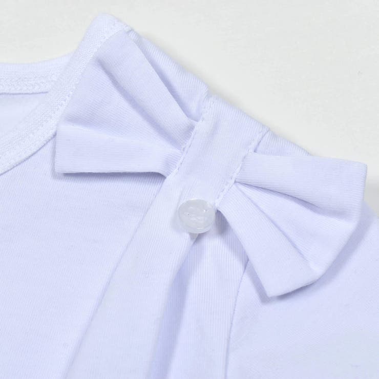 【店舗限定】肩リボンTシャツ(95~150cm) | BeBe Petits Pois Vert | 詳細画像9 