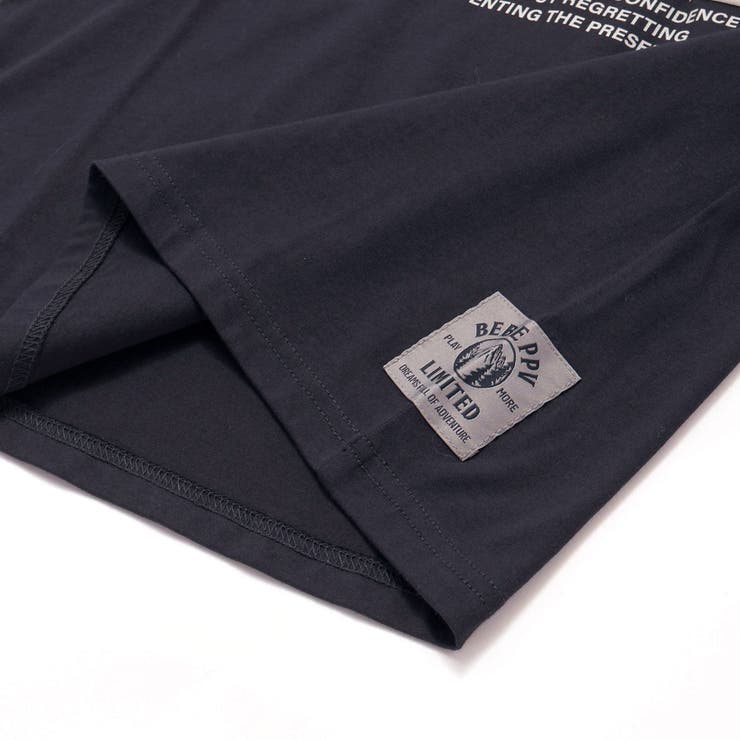 【店舗限定】立体ロゴプリント天竺半袖Tシャツ(95~160cm) | BeBe Petits Pois Vert | 詳細画像16 