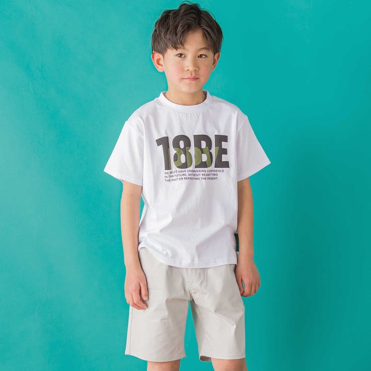 【店舗限定】立体ロゴプリント天竺半袖Tシャツ(95~160cm) | BeBe Petits Pois Vert | 詳細画像3 