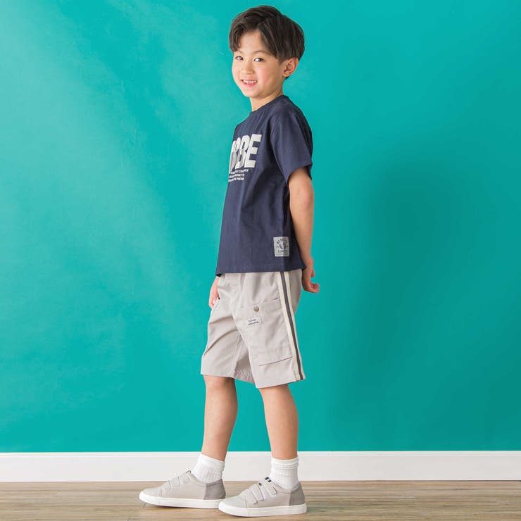 【店舗限定】立体ロゴプリント天竺半袖Tシャツ(95~160cm) | BeBe Petits Pois Vert | 詳細画像5 